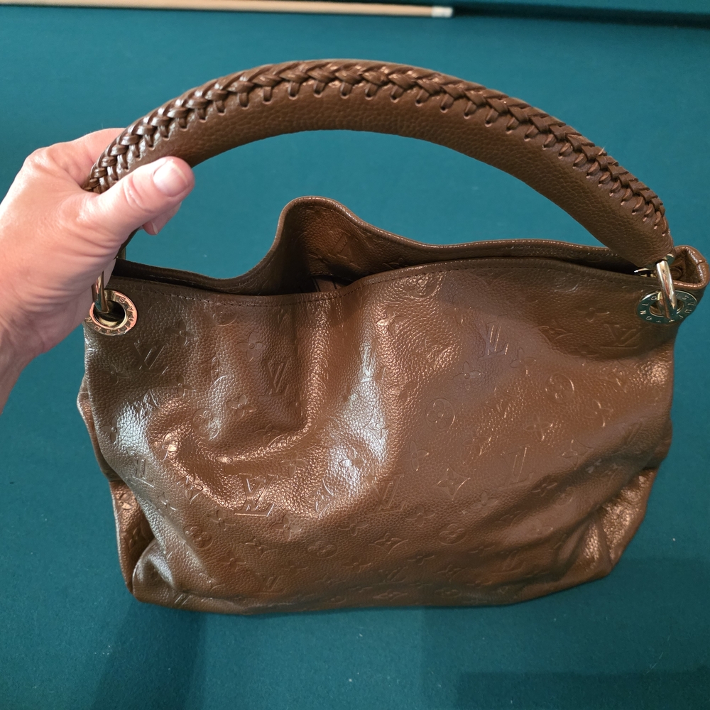 Elegant Brown Designer Hobo Bag